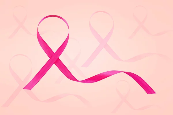 pink ribbon symbol of breast cancer awareness day